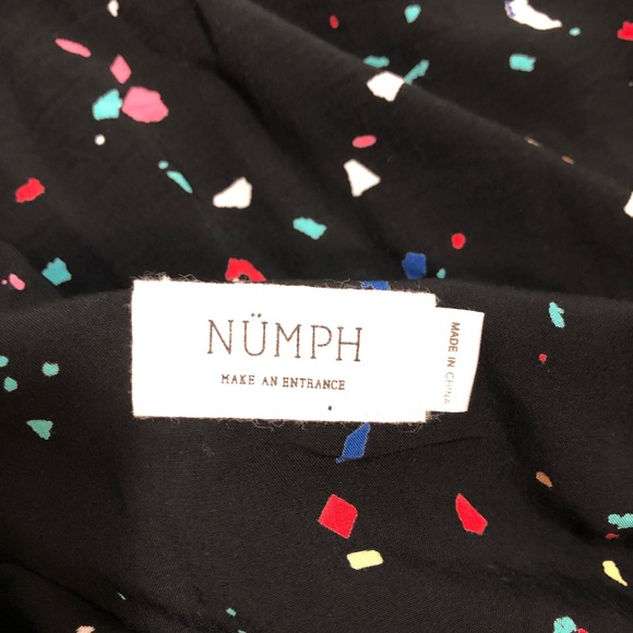 Anthropologie Numph Button Down Shirt Size 38 - Picture 4 of 5